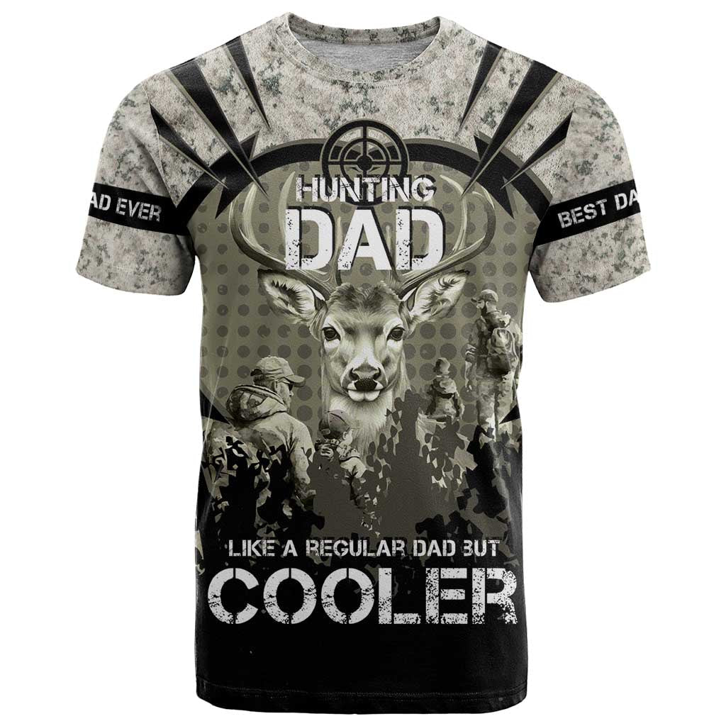 Deer Hunting Fathers Day T-Shirt Best Dad Ever Graphic Tee