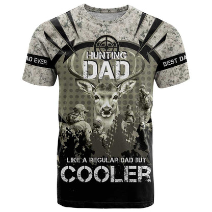 Deer Hunting Fathers Day T-Shirt Best Dad Ever Graphic Tee