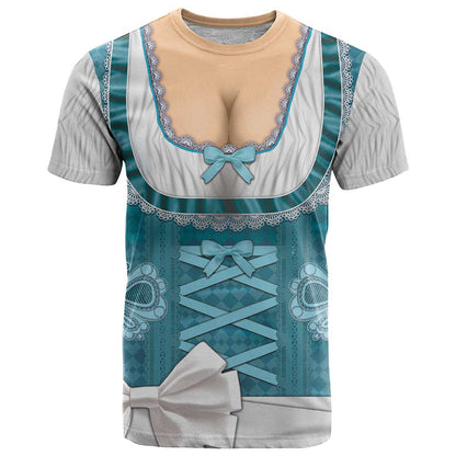 Oktoberfest T-Shirt Dirndl Retro Style Graphic Tee