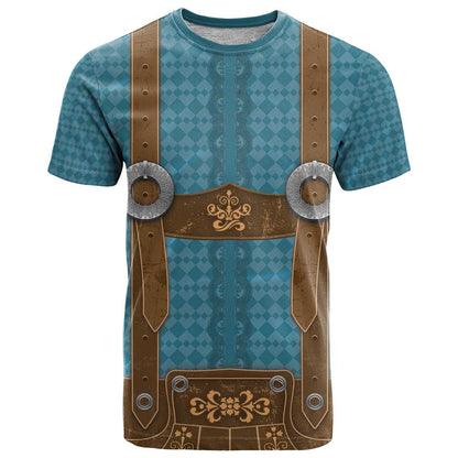 Oktoberfest T-Shirt Lederhosen Retro Style Graphic Tee
