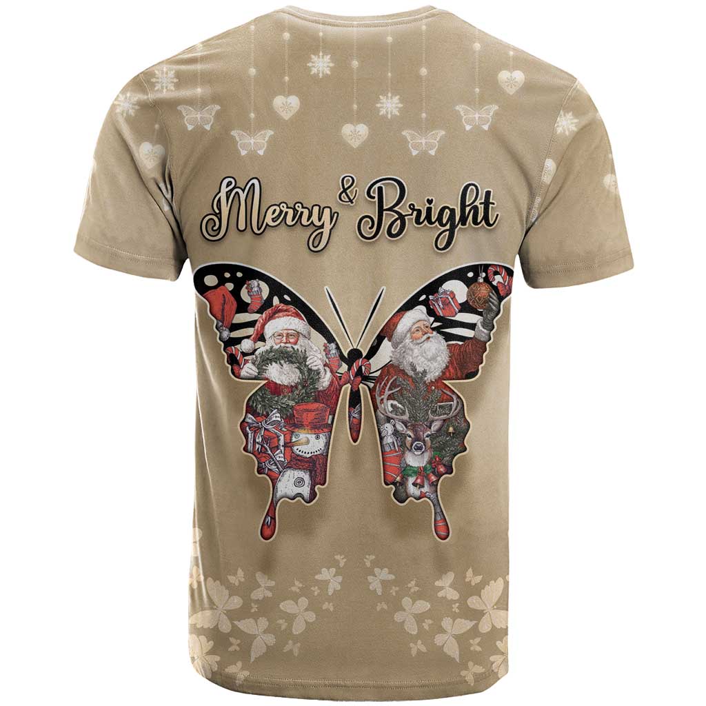 Butterfly Christmas T-Shirt Freedom Is For Everyone Graphic Tee