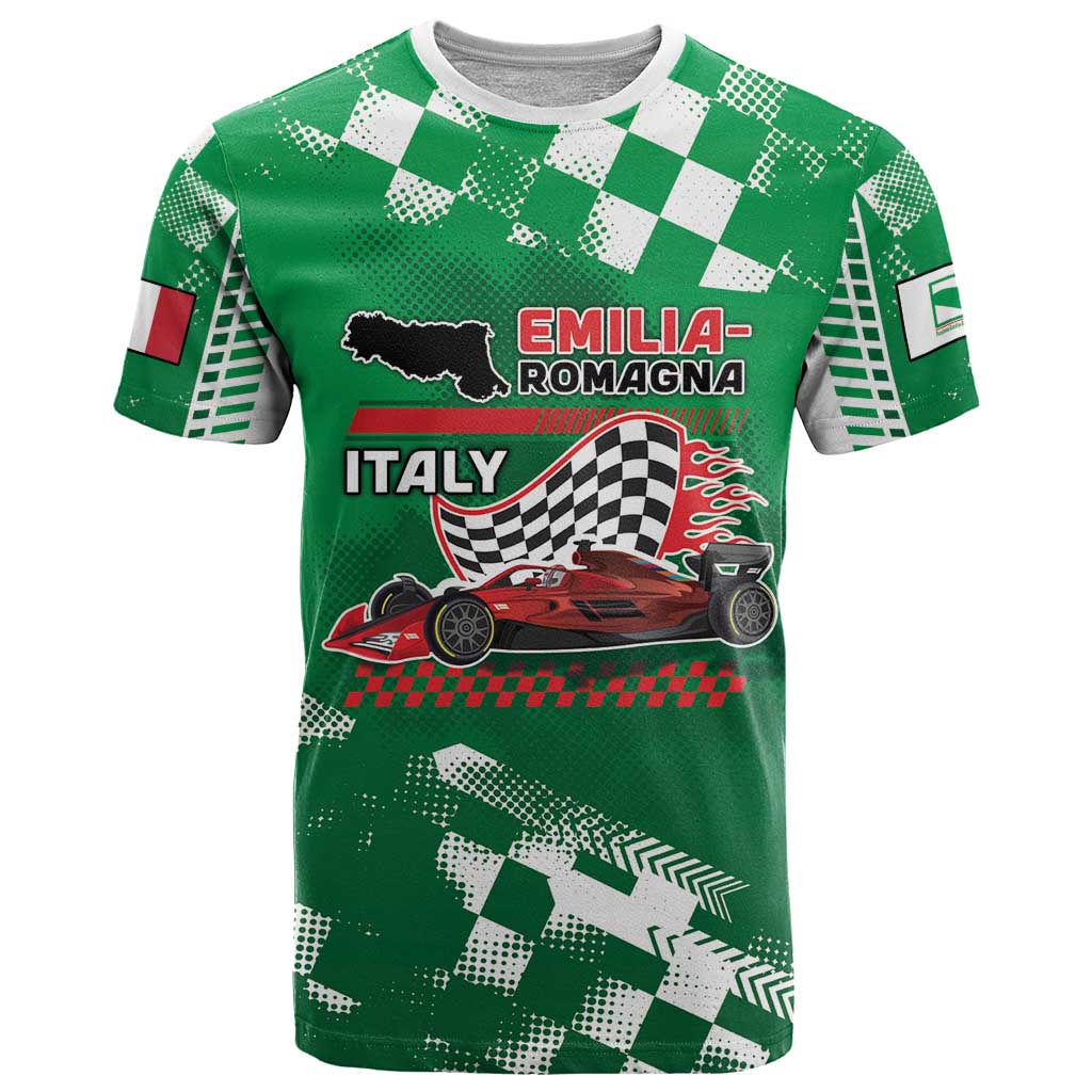 Custom Italy Emilia-Romagna T-Shirt Italian Race Circuit Graphic Tee