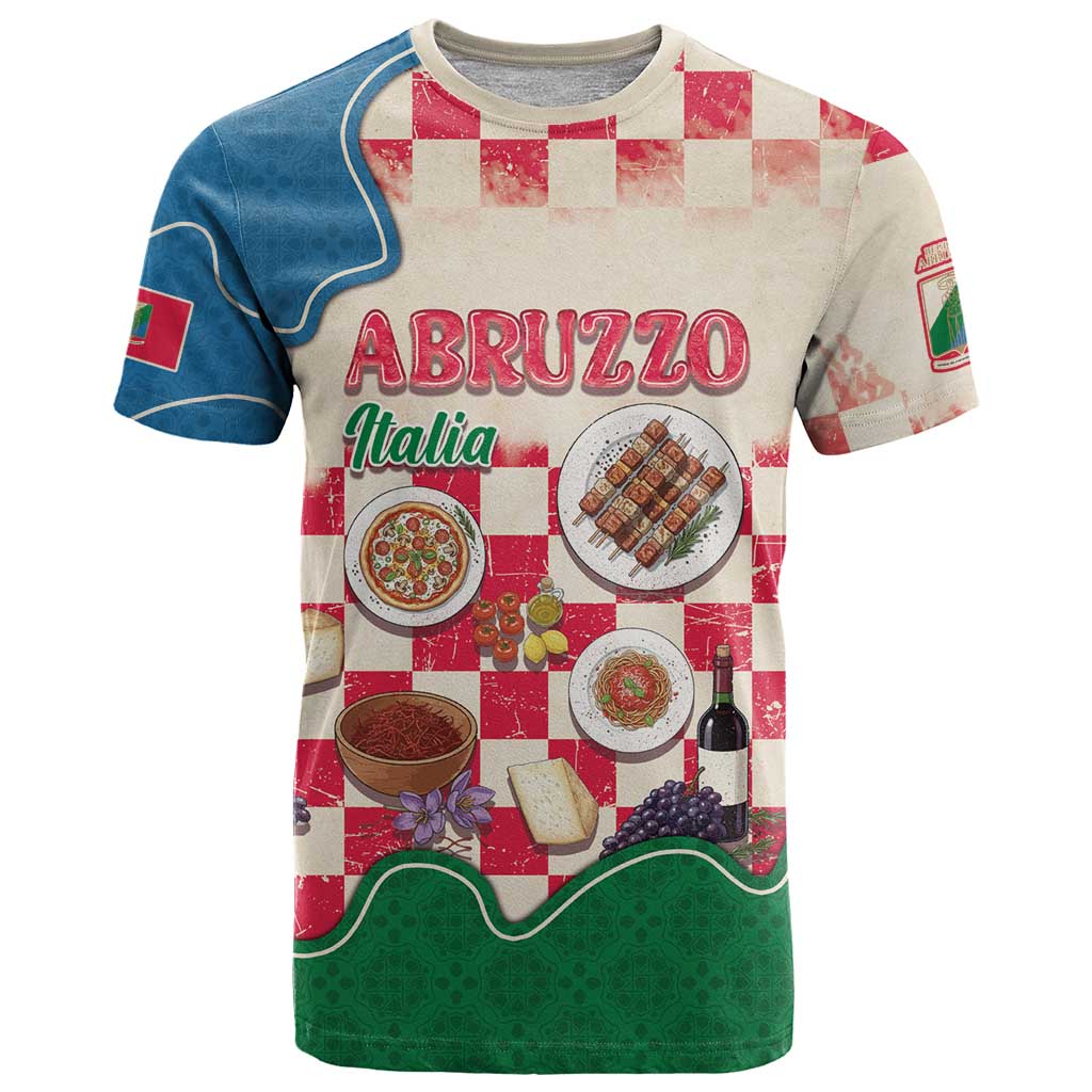 Italy Abruzzo T-Shirt Specialty Flavors Retro Style Graphic Tee