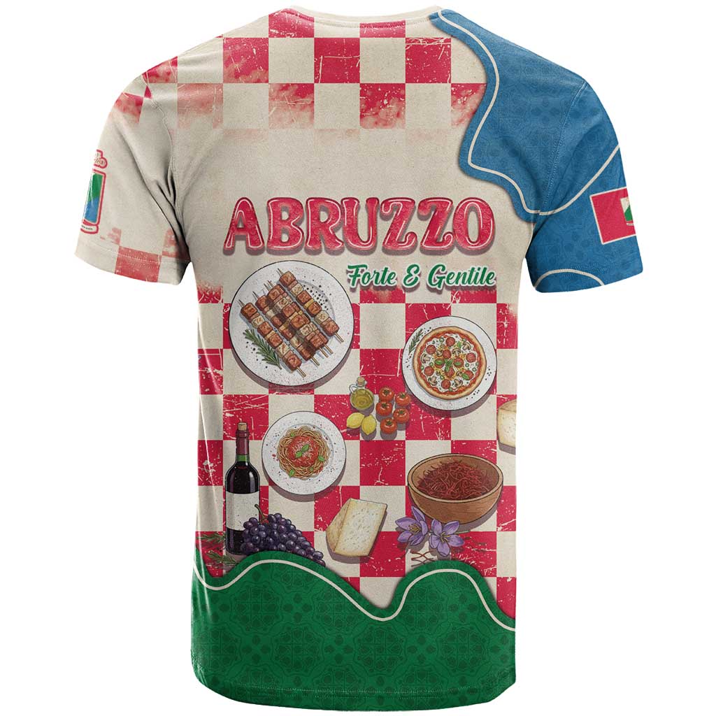 Italy Abruzzo T-Shirt Specialty Flavors Retro Style Graphic Tee