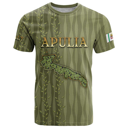 Personalized Italy Apulia T-Shirt Olive Garden Classic Style Graphic Tee