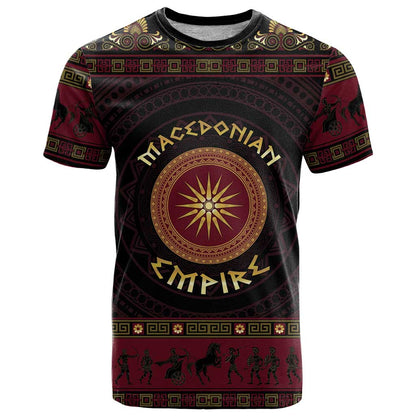 Macedonian Empire T-Shirt Alexander The Great World Tour Graphic Tee