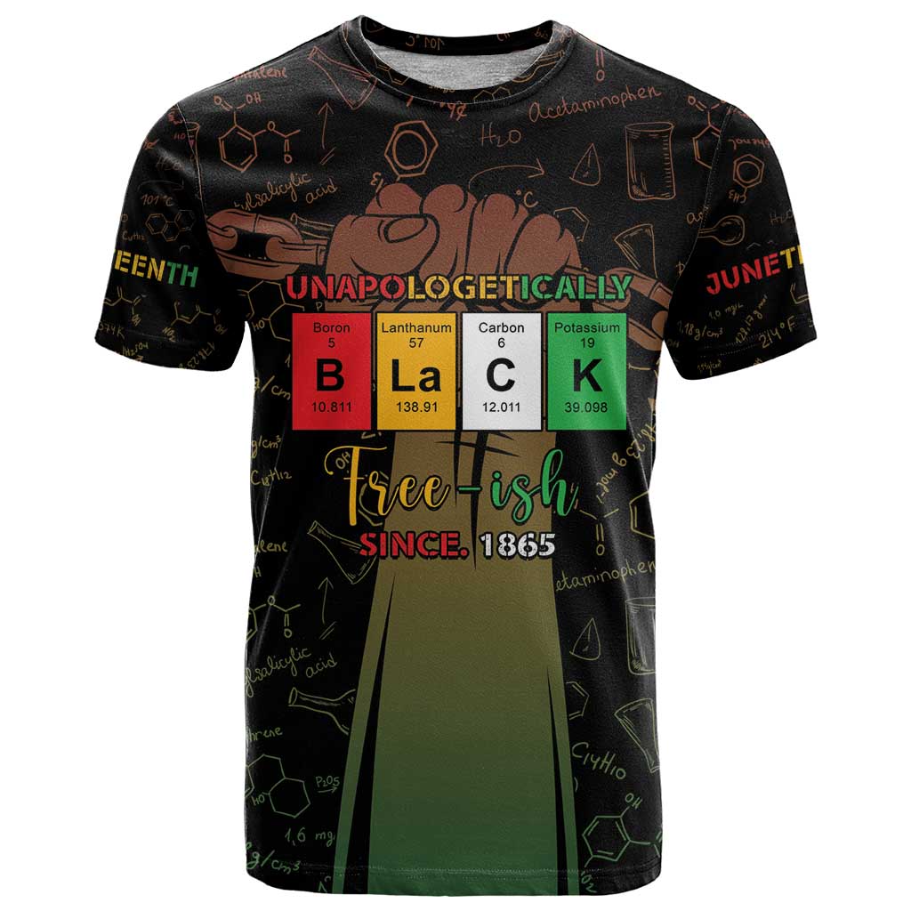Juneteenth 1865 T-Shirt Unapologetically Black Graphic Tee