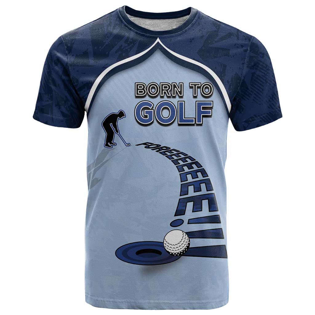 Golf T-Shirt Sporty Style Navy Graphic Tee