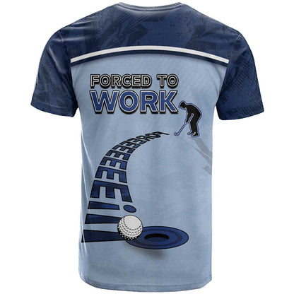 Golf T-Shirt Sporty Style Navy Graphic Tee