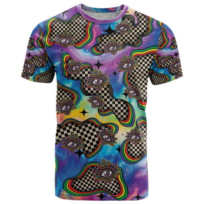 Hippie T-Shirt Psychedelic Third Eye Art Graphic Tee