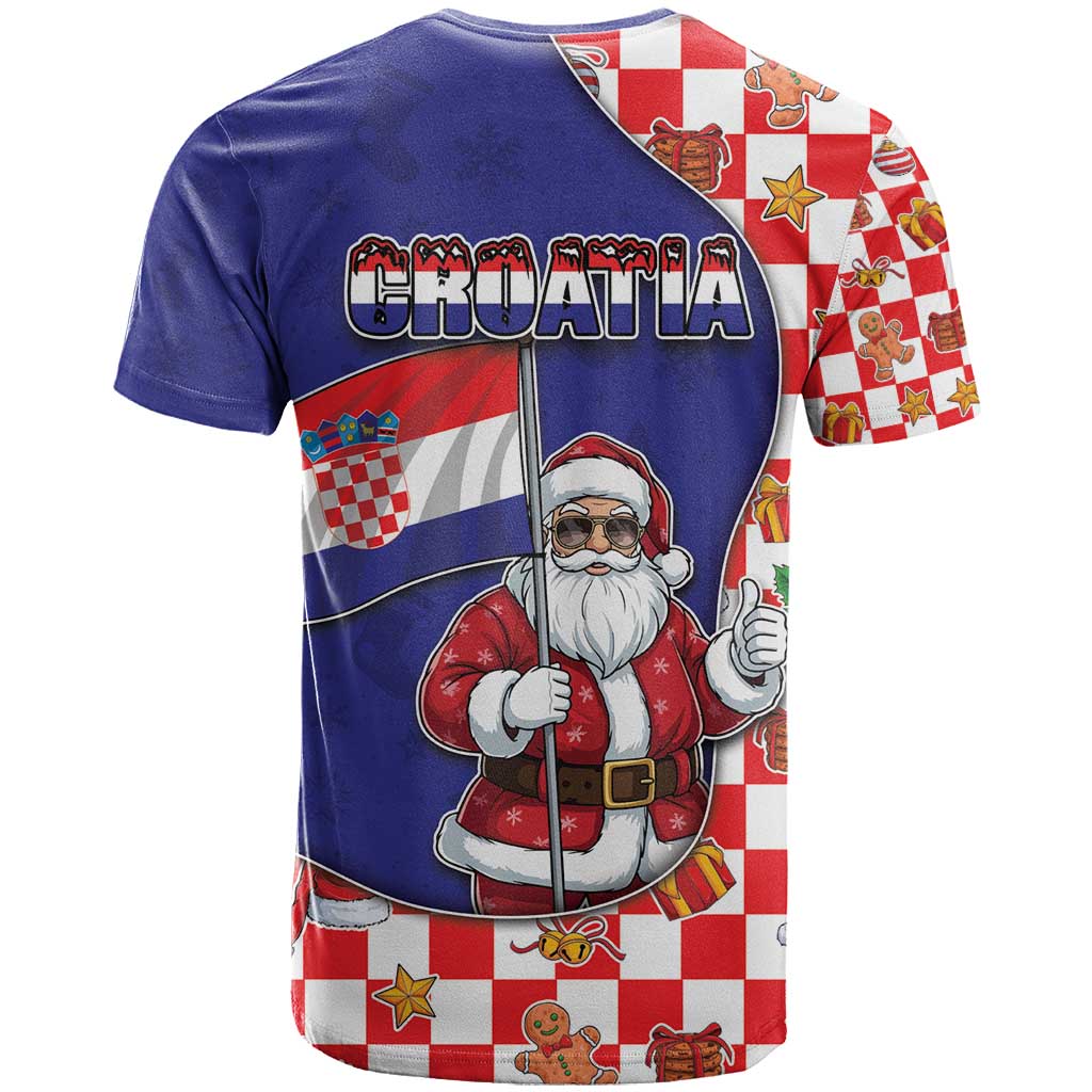 Croatia Christmas T-Shirt Santas Favorite Croatian Graphic Tee
