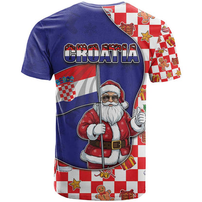 Croatia Christmas T-Shirt Santas Favorite Croatian Graphic Tee