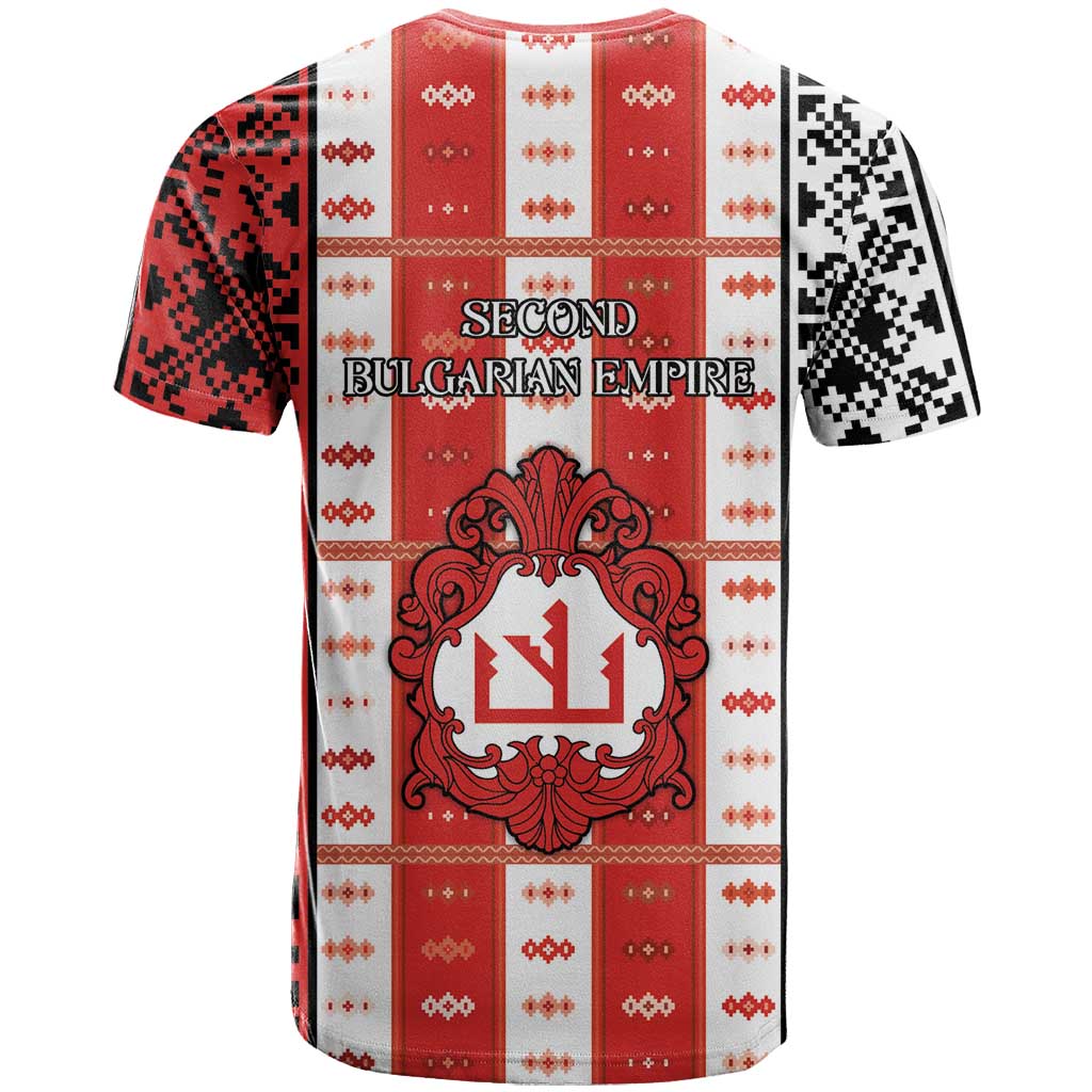 Second Bulgarian Empire T-Shirt Slavic Patterns Graphic Tee