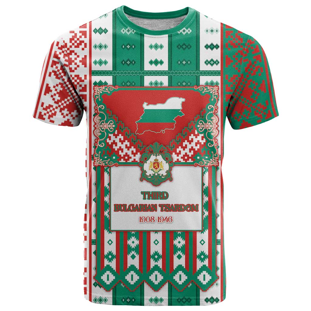 Tsardom Of Bulgaria T-Shirt Slavic Patterns Graphic Tee