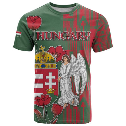 Personalized Hungary T-Shirt Coat Of Arms 1896 Graphic Tee