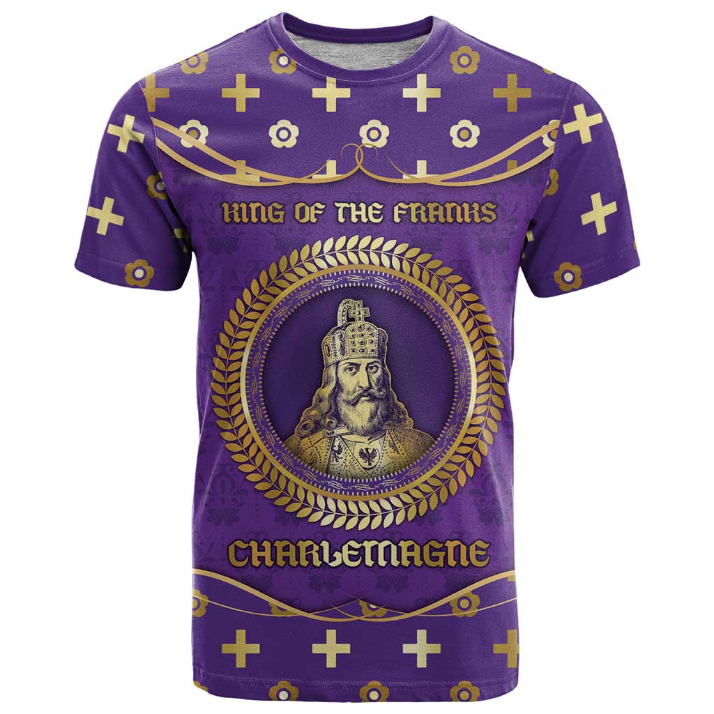 Carolingian Empire T-Shirt Charlemagne King Of The Franks Graphic Tee