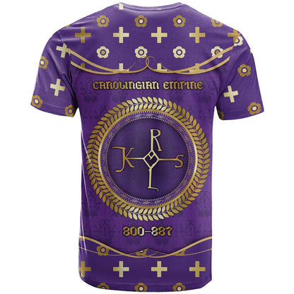 Carolingian Empire T-Shirt Charlemagne King Of The Franks Graphic Tee