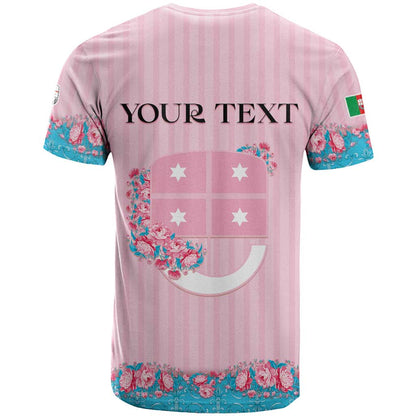 Personalized Italy Liguria T-Shirt Carnation Flowers Of The Riviera Graphic Tee