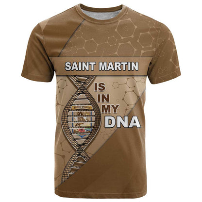 Saint Martin Is In My DNA T-Shirt Graphic Tee