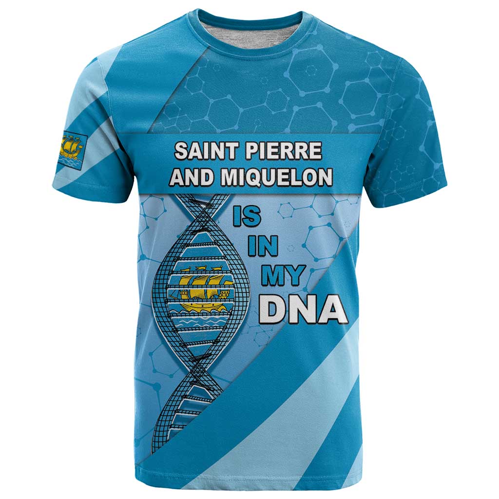 Saint Pierre And Miquelon Is In My DNA T-Shirt Graphic Tee