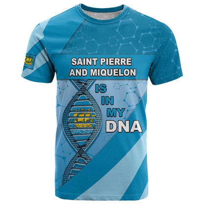 Saint Pierre And Miquelon Is In My DNA T-Shirt Graphic Tee