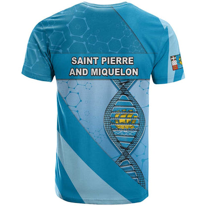 Saint Pierre And Miquelon Is In My DNA T-Shirt Graphic Tee