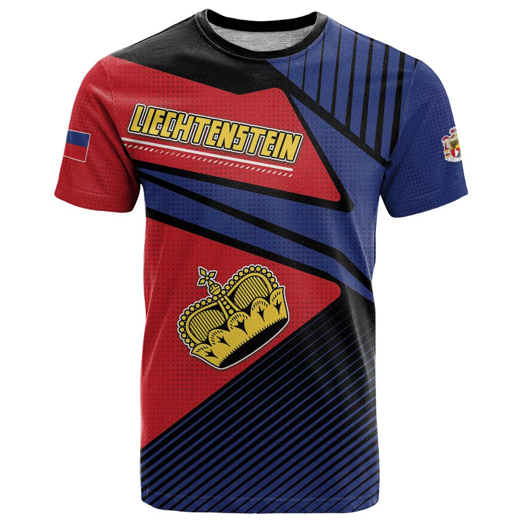 Personalized Liechtenstein T-Shirt Crown Symbol Graphic Tee