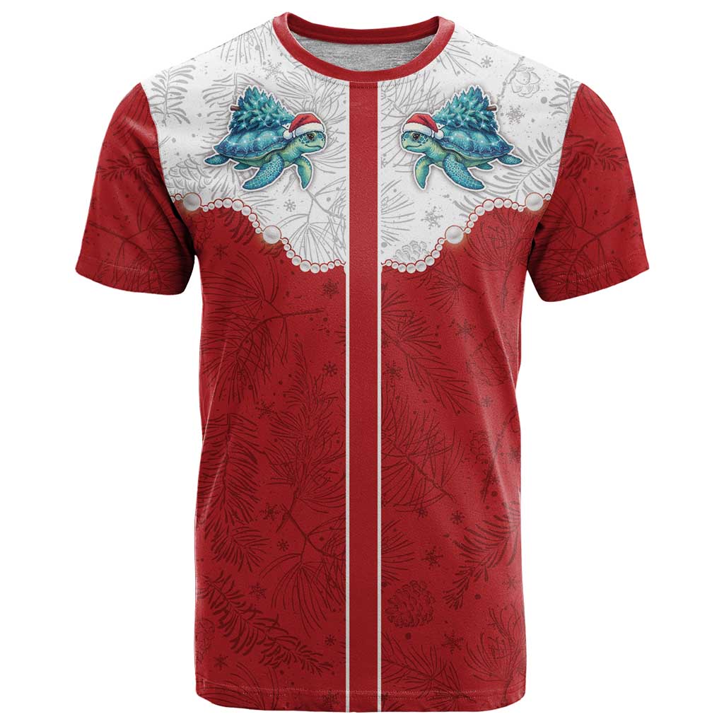 Western Yoke T-Shirt Turtle Going Home For Christmas Graphic Tee