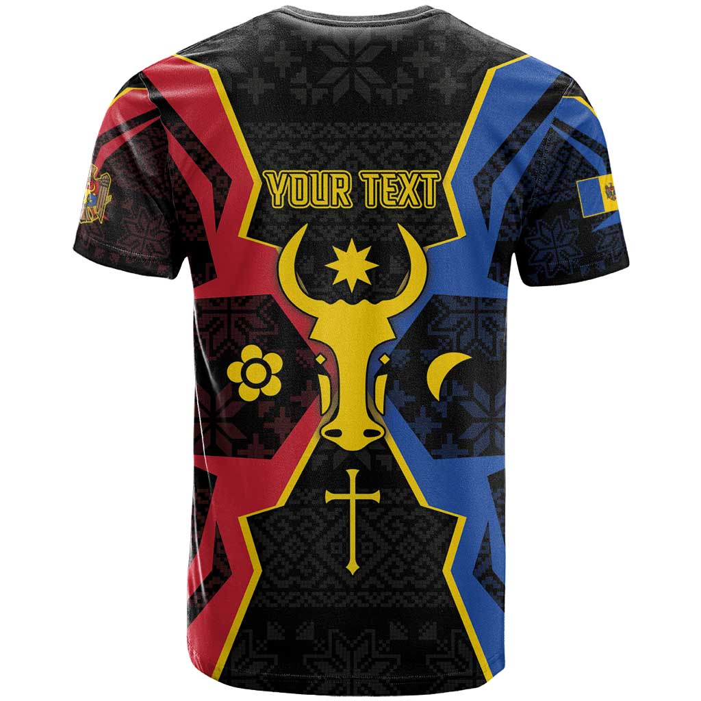 Personalized Moldova T-Shirt The Aurochs Symbol With Patterns Graphic Tee