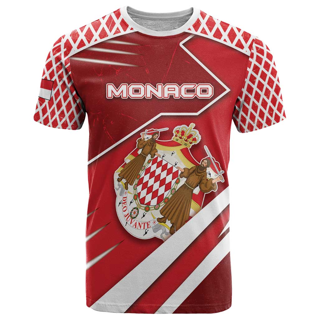 Personalized Monaco T-Shirt Coat Of Arms Unique Style Graphic Tee