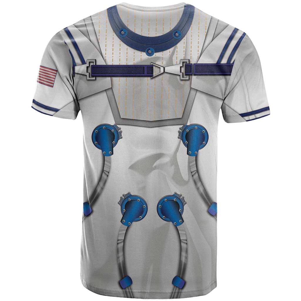 Personalized Astronaut T-Shirt Space Diving Suit Graphic Tee