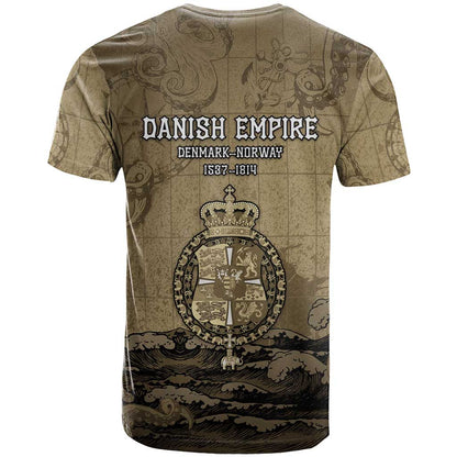 Danish Empire T-Shirt Denmark Norway Union And Kraken Graphic Tee