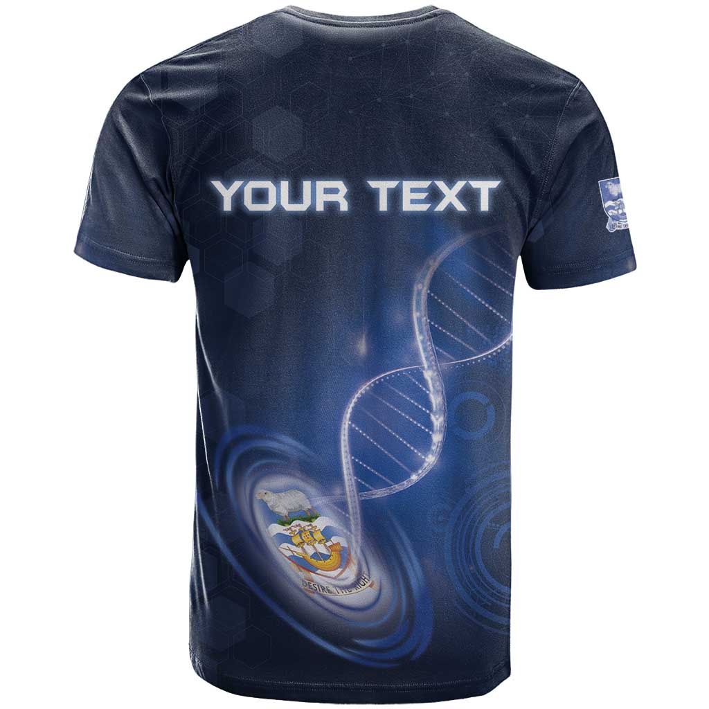 Personalized Falkland Islands Is In My DNA T-Shirt Graphic Tee