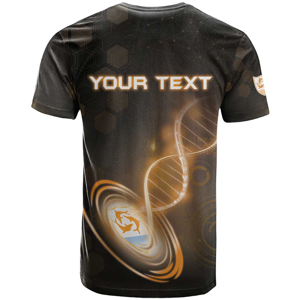 Personalized Anguilla Is In My DNA T-Shirt Graphic Tee