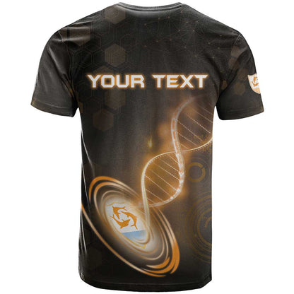 Personalized Anguilla Is In My DNA T-Shirt Graphic Tee