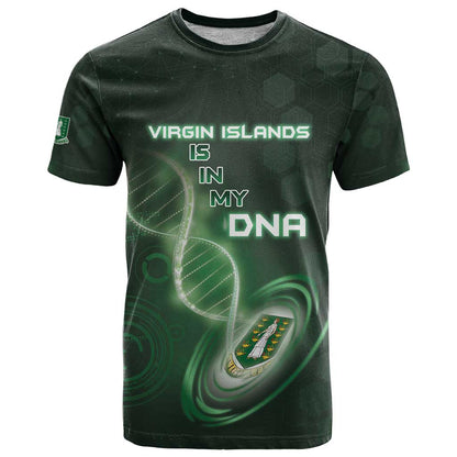 Personalized The British Virgin Islands Is In My DNA T-Shirt Graphic Tee