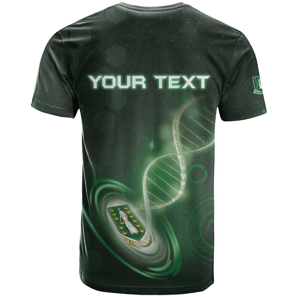 Personalized The British Virgin Islands Is In My DNA T-Shirt Graphic Tee