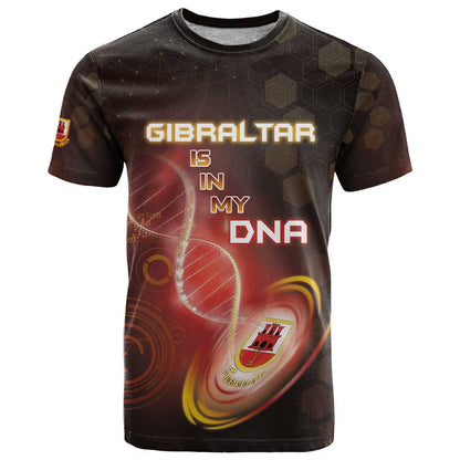 Personalized Gibraltar Is In My DNA T-Shirt Graphic Tee