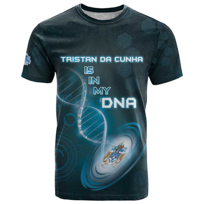 Personalized Tristan Da Cunha Is In My DNA T-Shirt Graphic Tee