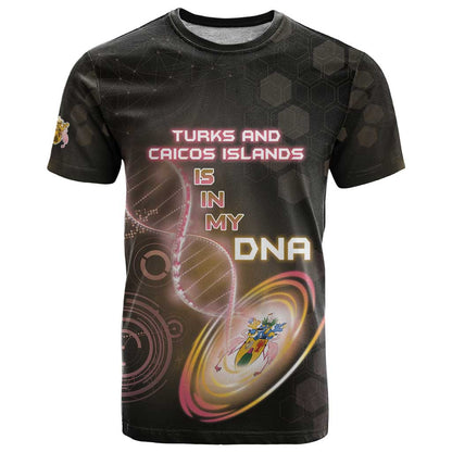 Personalized Turks And Caicos Islands Is In My DNA T-Shirt Graphic Tee