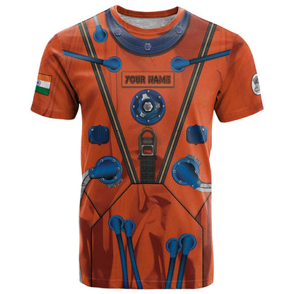 Personalized Astronaut T-Shirt Space Diving Suit India Graphic Tee