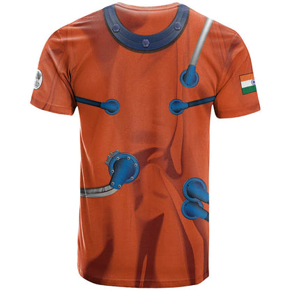 Personalized Astronaut T-Shirt Space Diving Suit India Graphic Tee