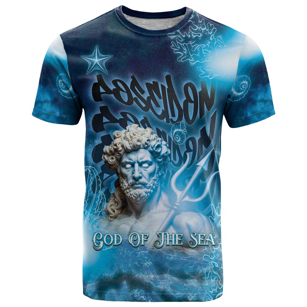 Poseidon T-Shirt God Of The Sea Graphic Tee