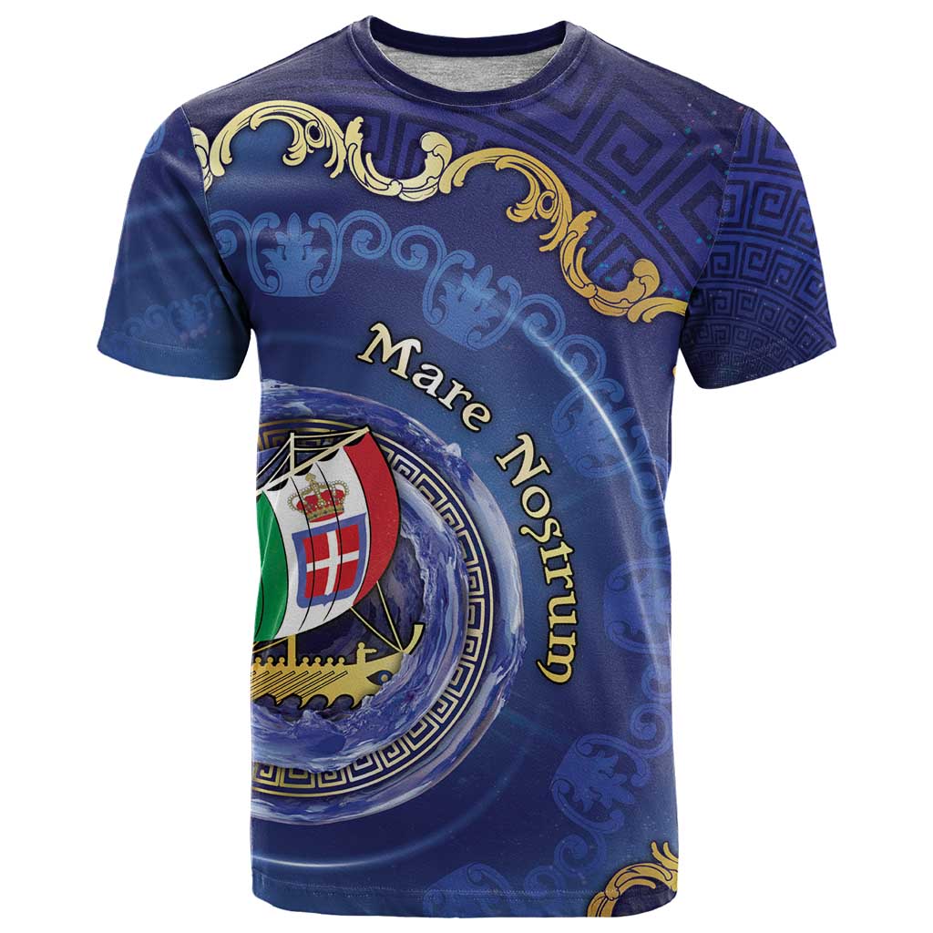 Italian Empire T-Shirt Concept Of Mare Nostrum Graphic Tee