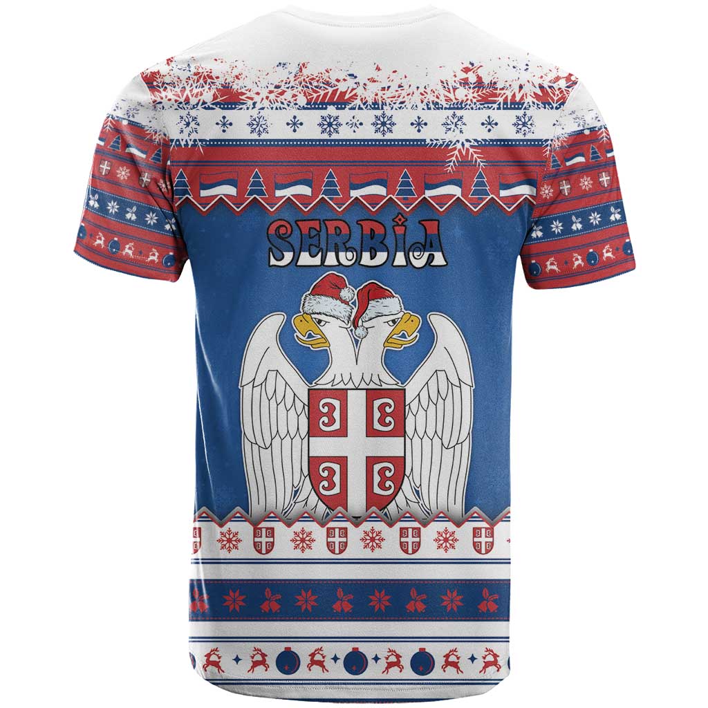 Serbia Christmas T-Shirt I Am The Serbian Elf Graphic Tee