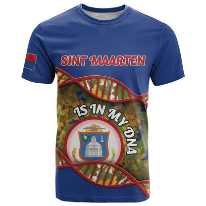 Personalized Sint Maarten Is In My DNA T-Shirt Graphic Tee