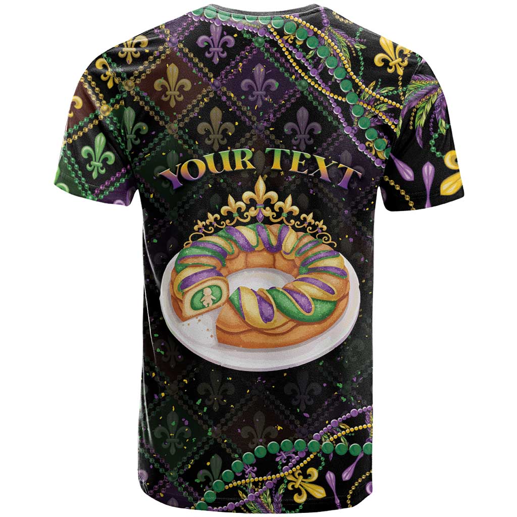 Personalized Mardi Gras T-Shirt King Cake Royal Graphic Tee