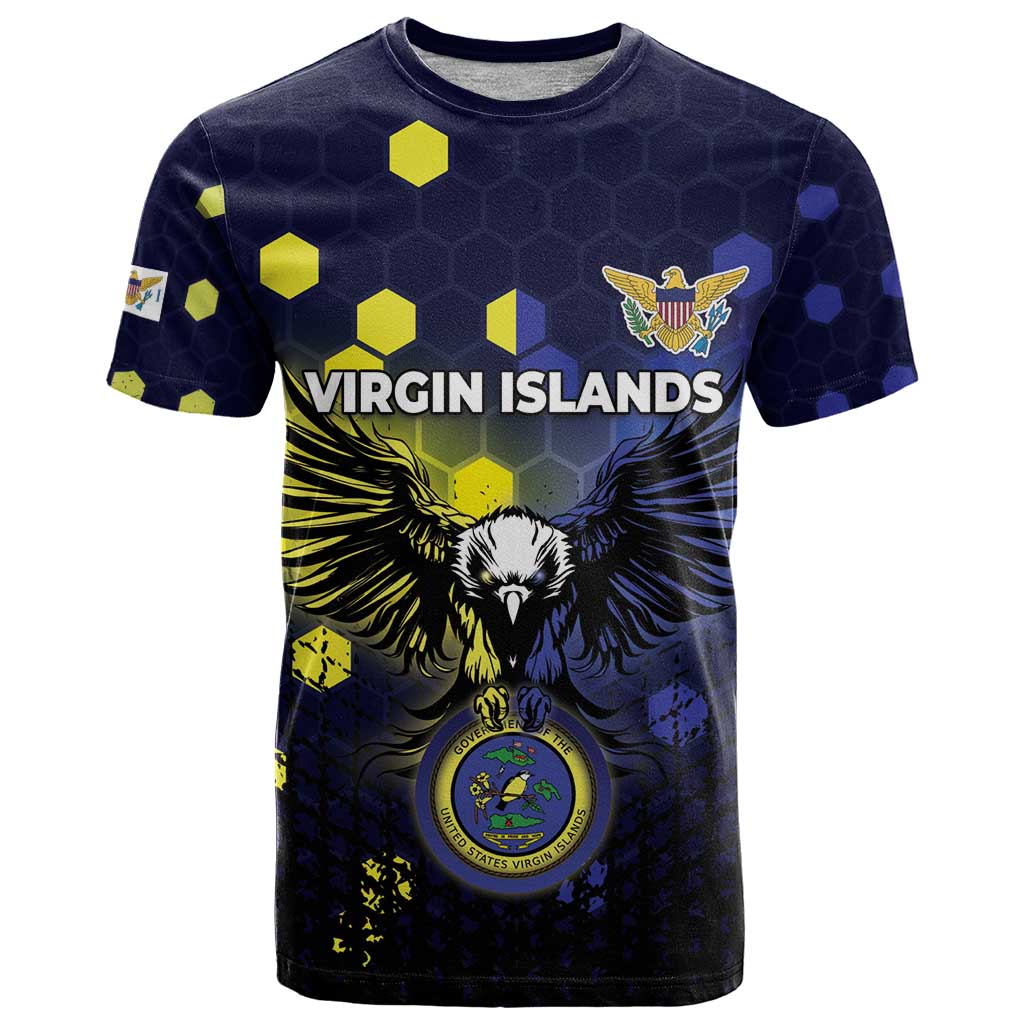 Personalized United States Virgin Islands T-Shirt Eagle Bird Unique Style Graphic Tee