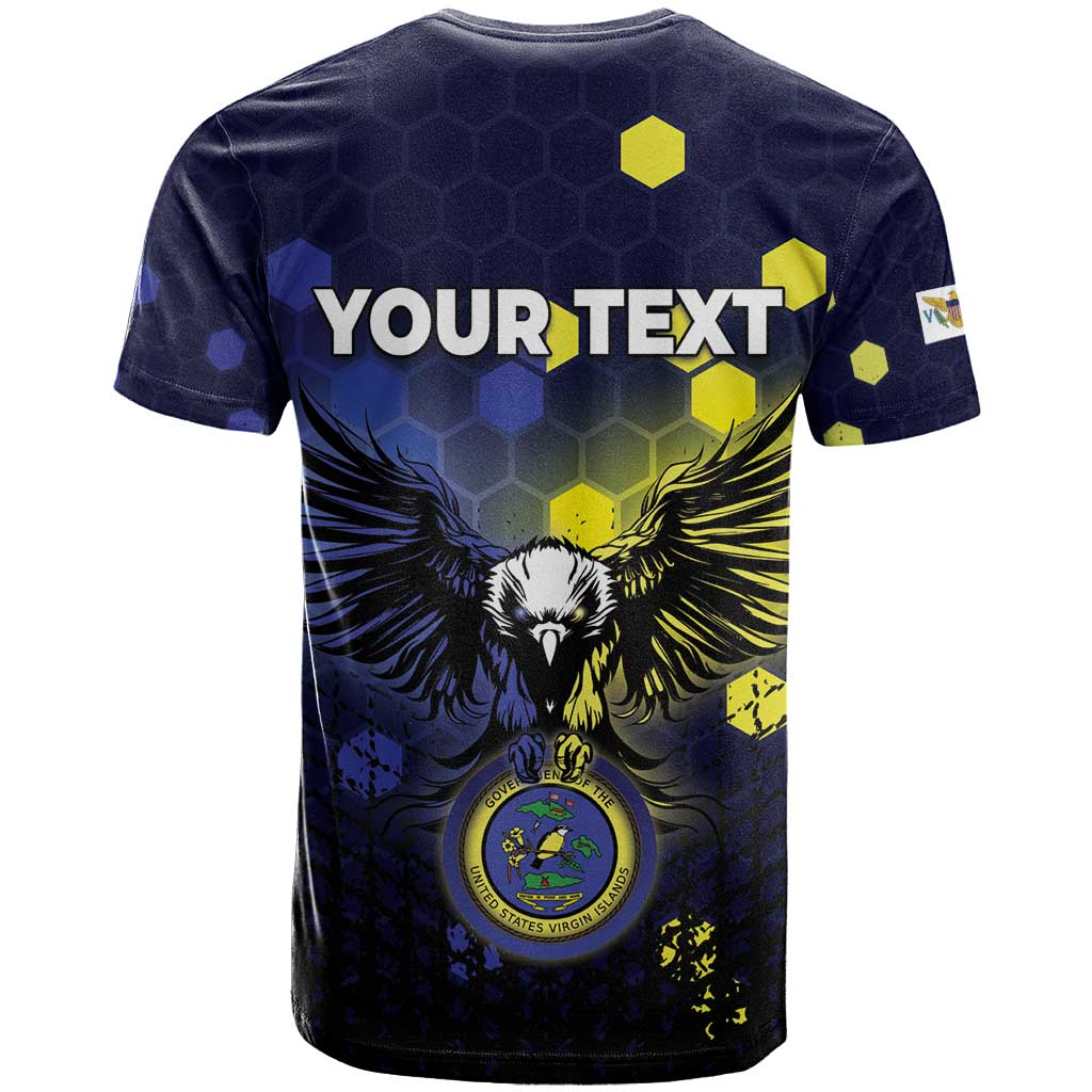 Personalized United States Virgin Islands T-Shirt Eagle Bird Unique Style Graphic Tee