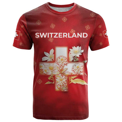 Switzerland T-Shirt One For All All For One Graphic Tee